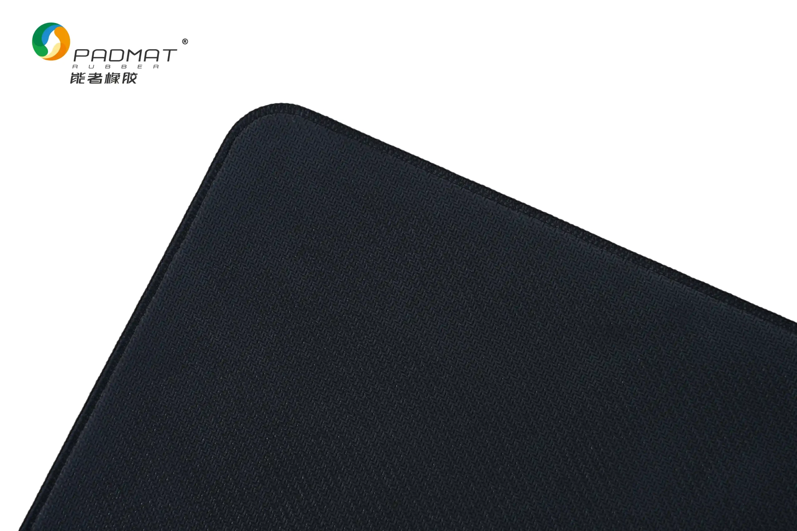 Flying Fox mouse pad with sandy-grain diamond surface, low-friction X/Y tracking, conglomerate-texture natural rubber base, OEM/ODM customization