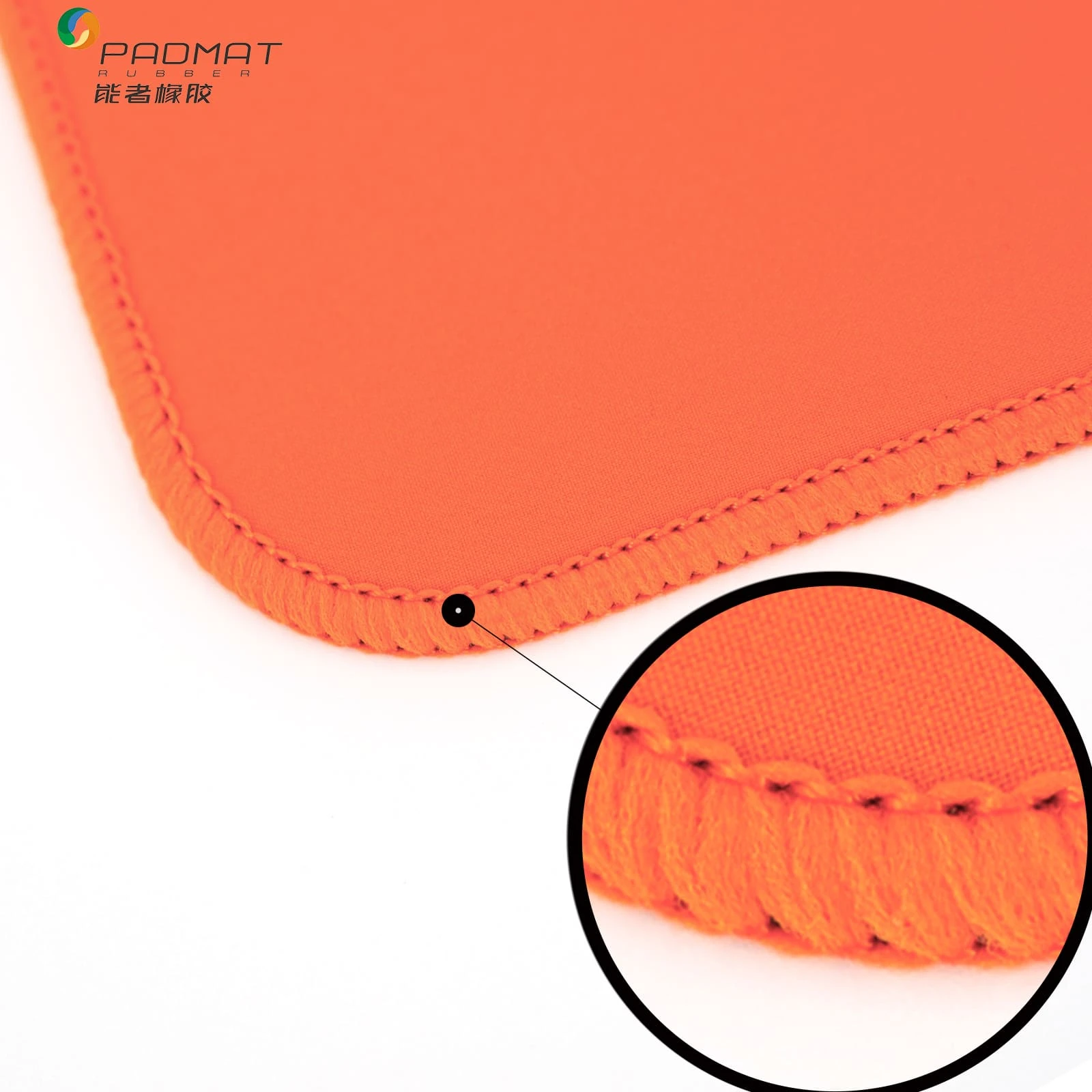Ice Phoenix mouse pad with extra-dense Lycra woven surface, smooth low-friction glide, Cinnabar-texture natural rubber base, OEM/ODM customization