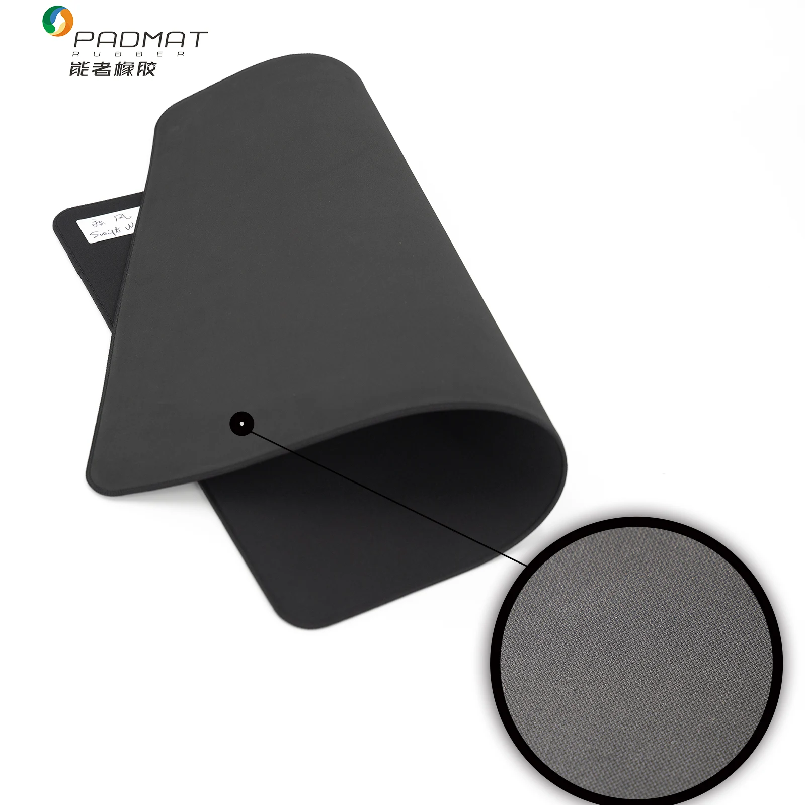 Swift Wind mouse pad with fine-texture fabric surface for balanced speed and control, lightweight anti-slip Poron embossed base, OEM/ODM customization Fine-Texture Speed Control Mouse Pad