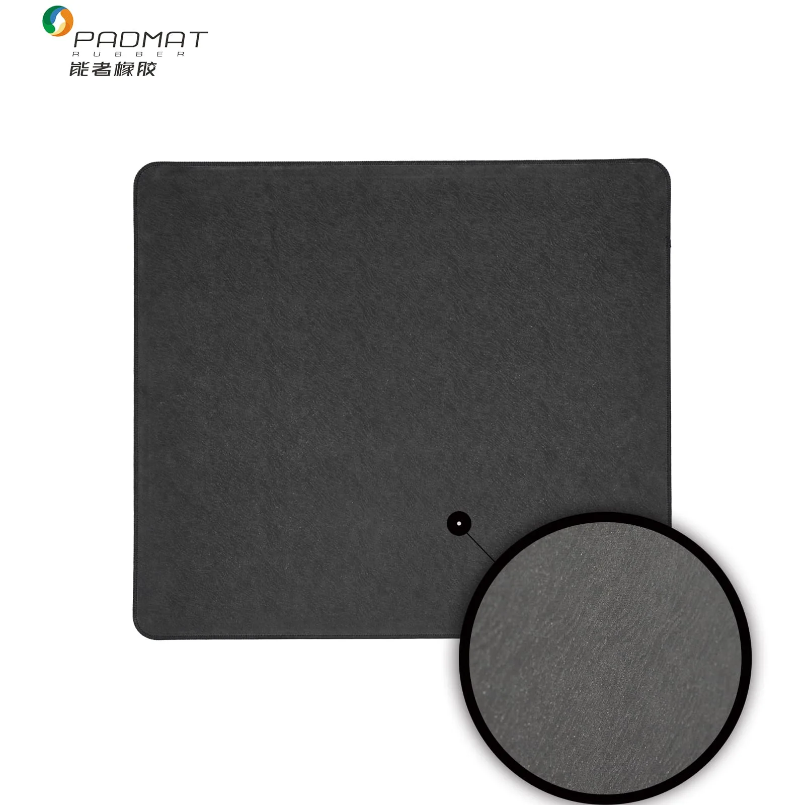 Divine Frog speed-surface mouse pad with high-density woven fabric, low resistance gliding, natural rubber anti-slip base, OEM/ODM customization