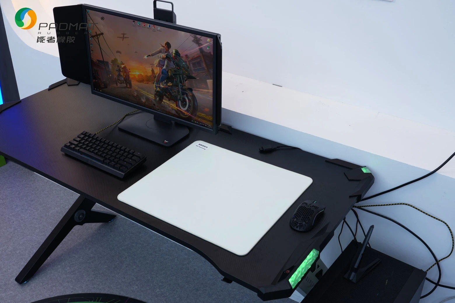 Polyurethane Foam Gaming Mouse Pad with Natural Rubber Base - Image 3