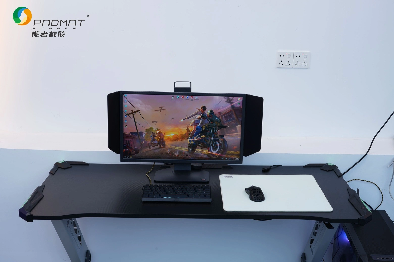Polyurethane foam gaming mouse pad manufactured by a professional gaming mouse pad manufacturer