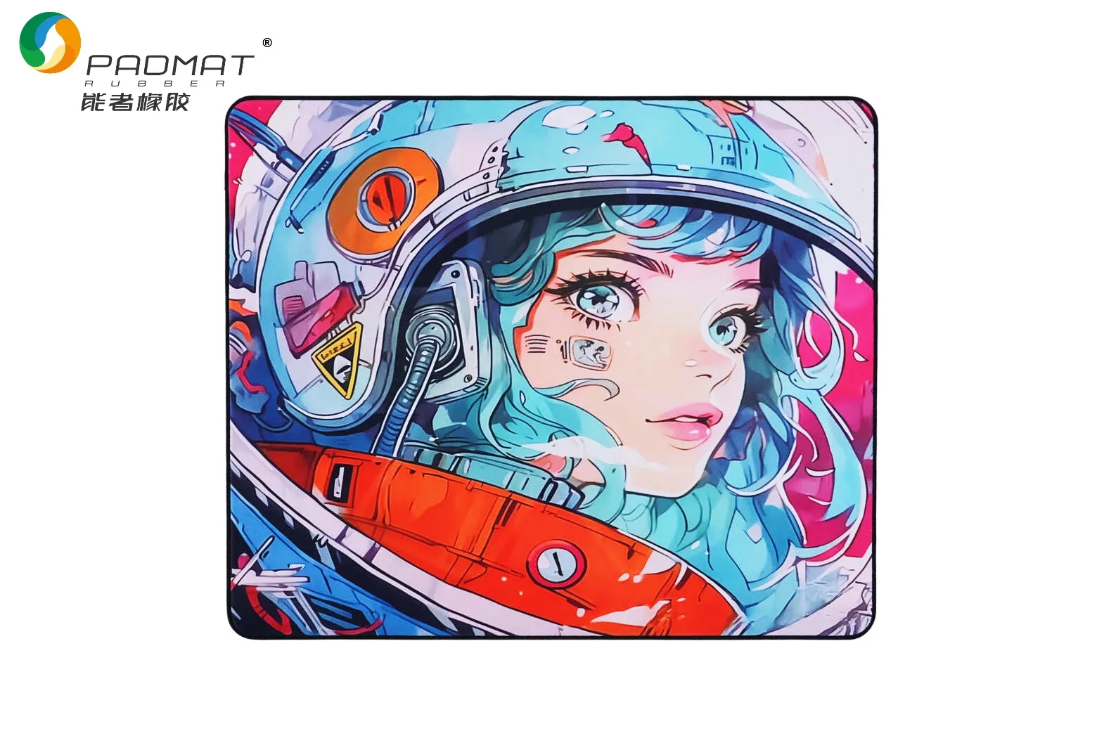 Control gaming mouse pad with soft, breathable fabric surface and anti-slip natural rubber base designed for precise tracking.
