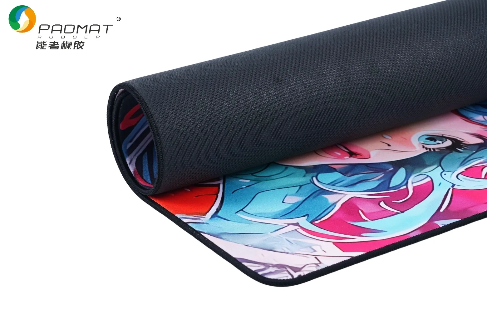 Control gaming mouse pad with soft, breathable fabric surface and anti-slip natural rubber base designed for precise tracking.