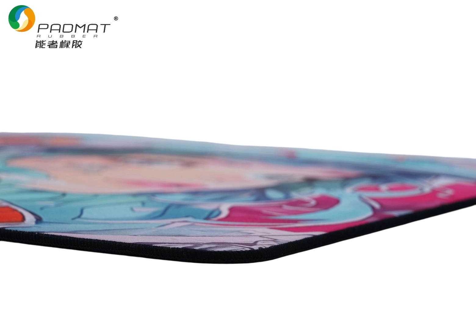 Control gaming mouse pad with soft, breathable fabric surface and anti-slip natural rubber base designed for precise tracking.