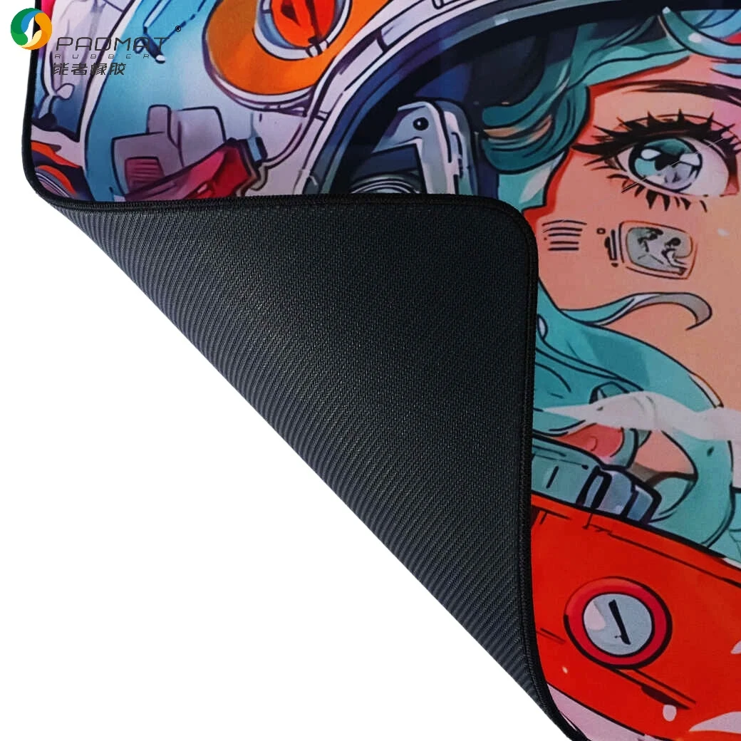 Control gaming mouse pad with soft, breathable fabric surface and anti-slip natural rubber base designed for precise tracking.
