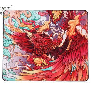 Ice Scorpion Speed Gaming Mouse Pad - Ultra-Smooth Woven Surface Top View for Fast Glide and Precision