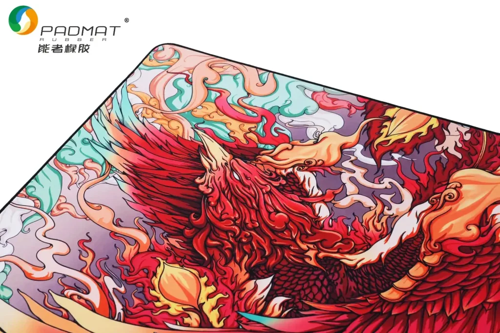 Ice Scorpion Speed Gaming Mouse Pad with Ultra‑Fine Woven Fabric Surface