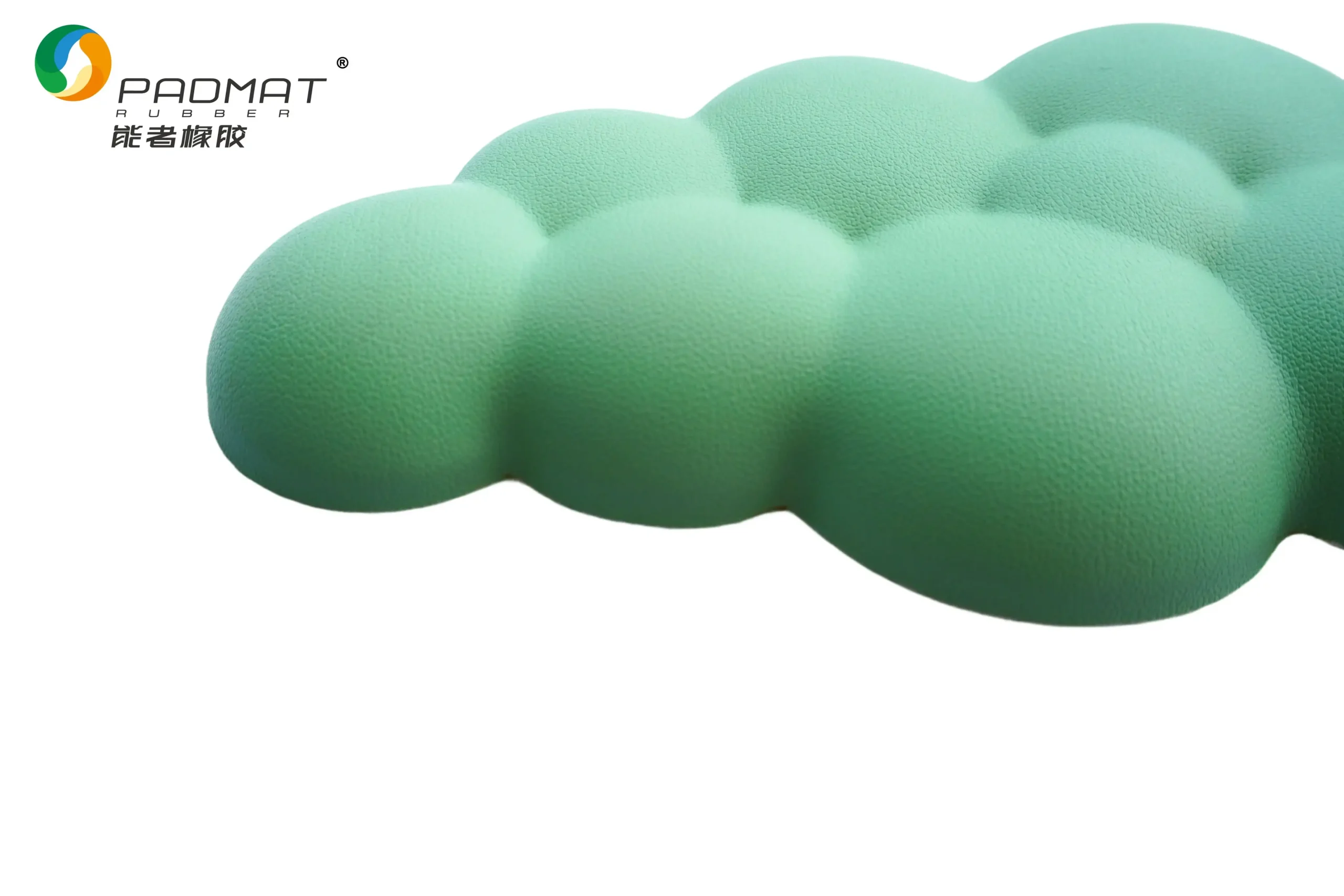 PADMAT Green Cloud Bubble Memory Foam Keyboard Wrist Rest, Ergonomic 3D Massage Wrist Support for Office & Gaming