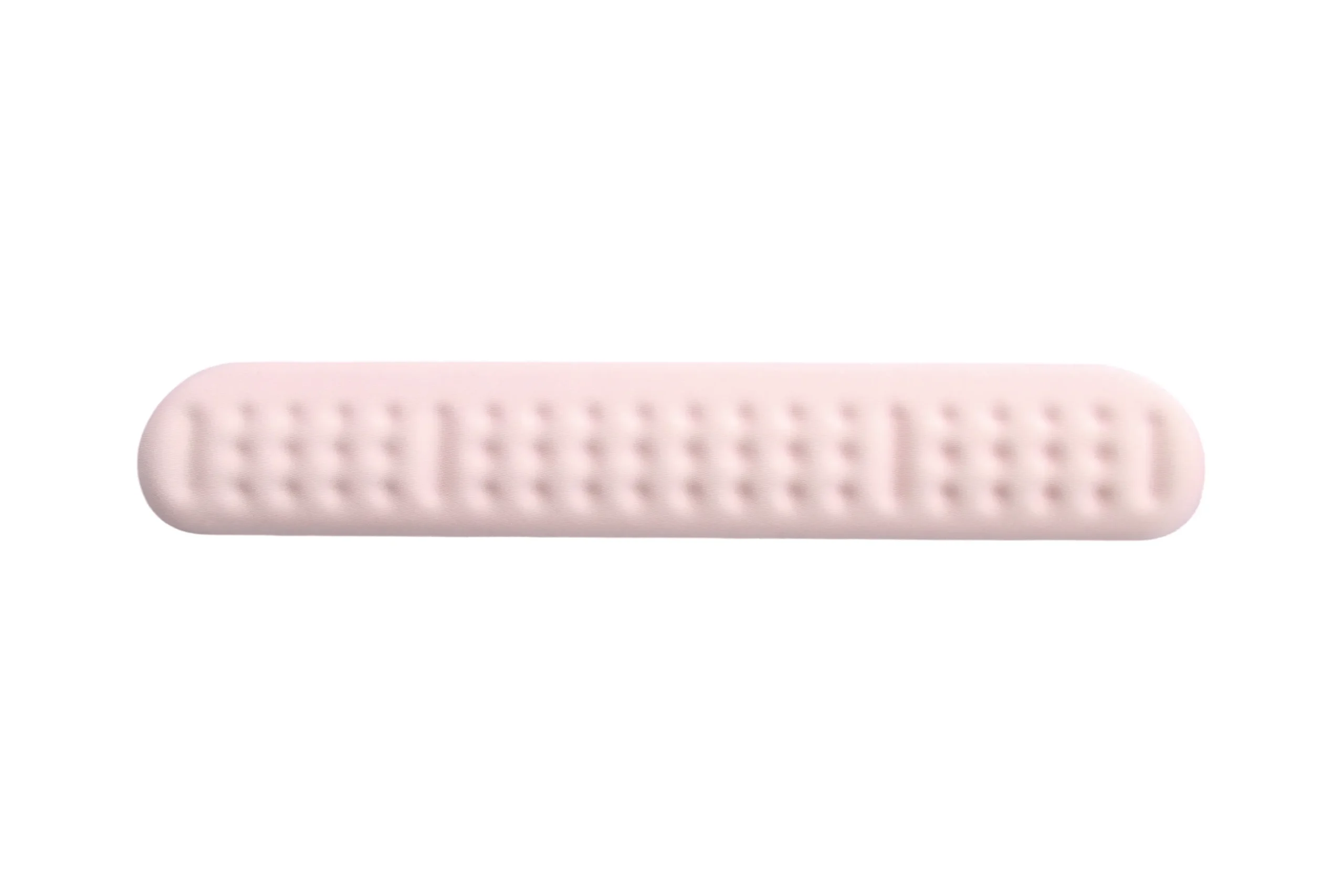 Custom wrist rest with dotted dimpled texture surface