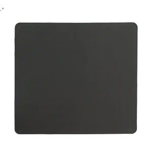 Artifact Spirit gaming mouse pad with solid black surface, designed for glass-like glide and precise stopping control.