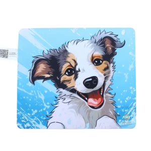 PADMAT new 3D interactive mouse pad main view, custom printed puppy pattern, supports 3D virtual pet interactive animation scanning
