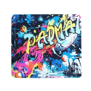 Graffiti printed One Strike Kill mouse pad, heat-resistant coated high-tensile polyester surface, cigarette burn resistant for long heavy daily use & internet cafe scenarios