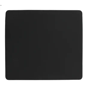 Thunder Lord gaming mouse pad with solid black surface and rounded corners, designed for smooth glide and stable control.